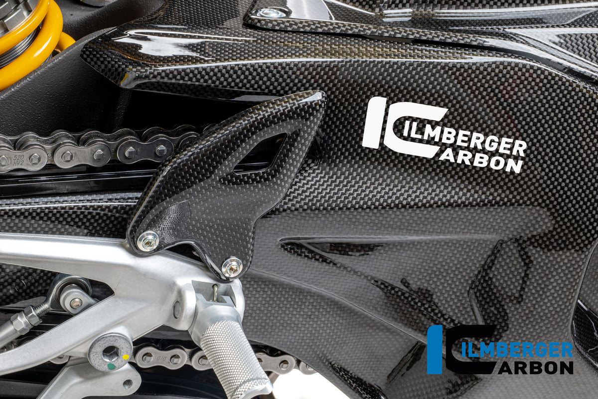 Ilmberger Carbon Heel Guard Left Ducati Panigale V4 2025 - Gloss / Plain