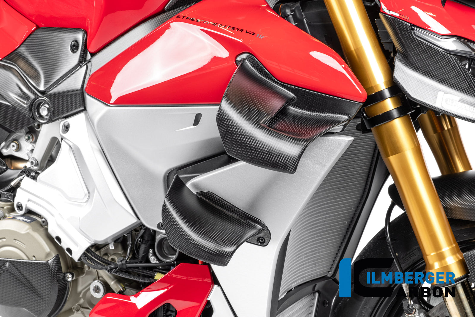 Ilmberger Carbon Winglet Upper Lower Right Ducati Streetfighter V4 2025-2026 - Matte / Plain