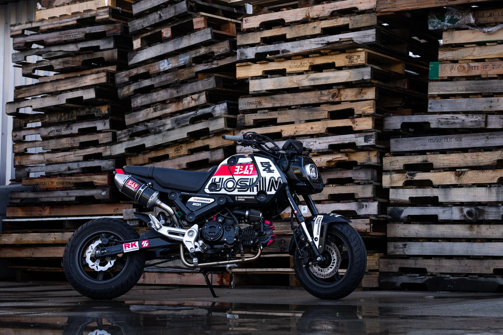 Yoshimura Builder Series RS-3 CF Mini Bike Muffler Kit