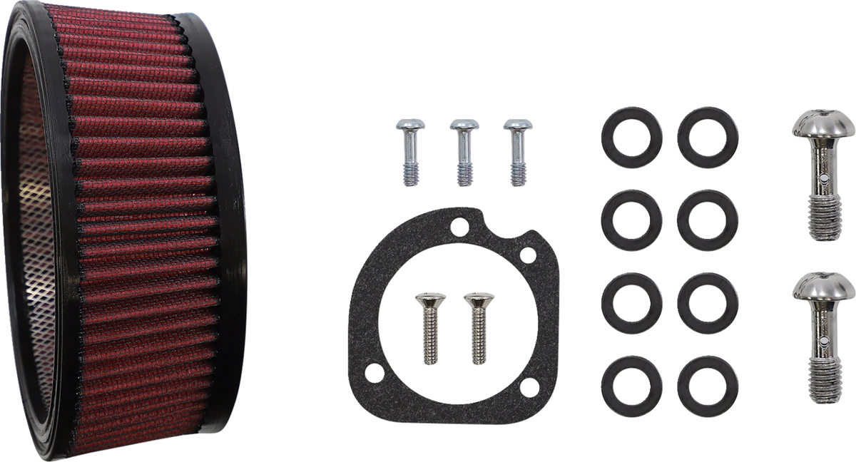 S&S Cycle Air Stinger Stealth Air Cleaner Kit - Chrome