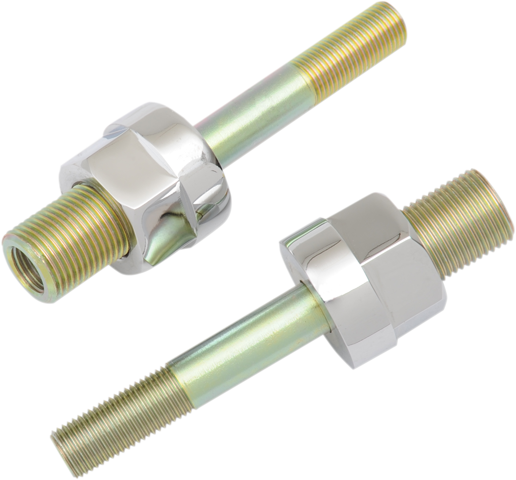 Burly Brand Adjustable Shock Lowering Kit - Rear - Lowers 0"-1.25" - Chrome/Gold Anodized Finish