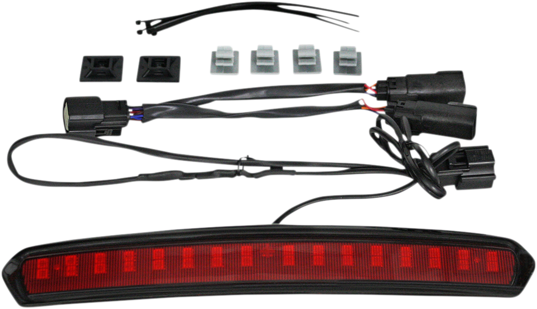 Custom Dynamics Tour Pack Lid Light - Black/Red