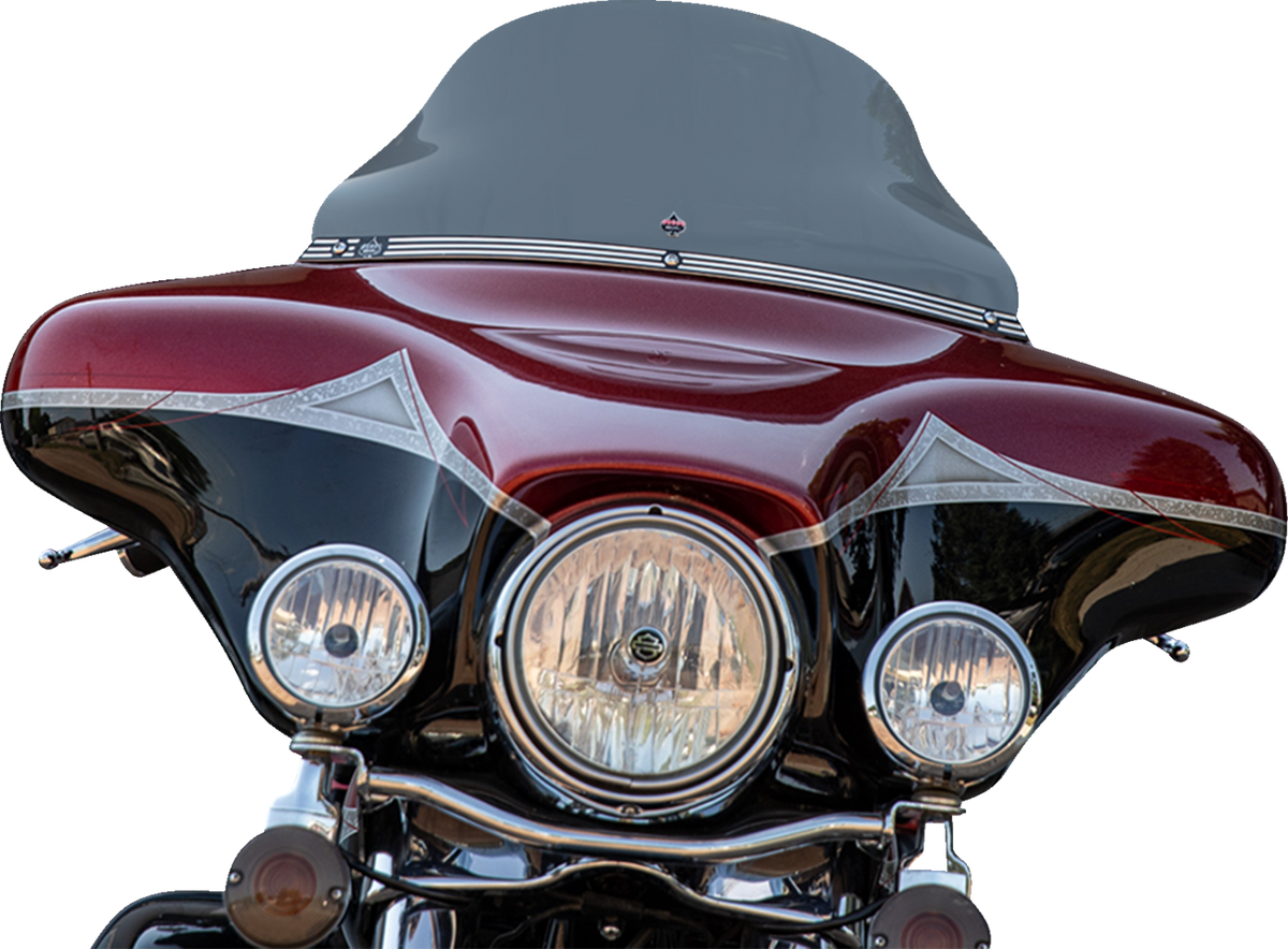 Klock Werks Flare® Windshield - 10-1/2" - Tint - '96-'13 FLH