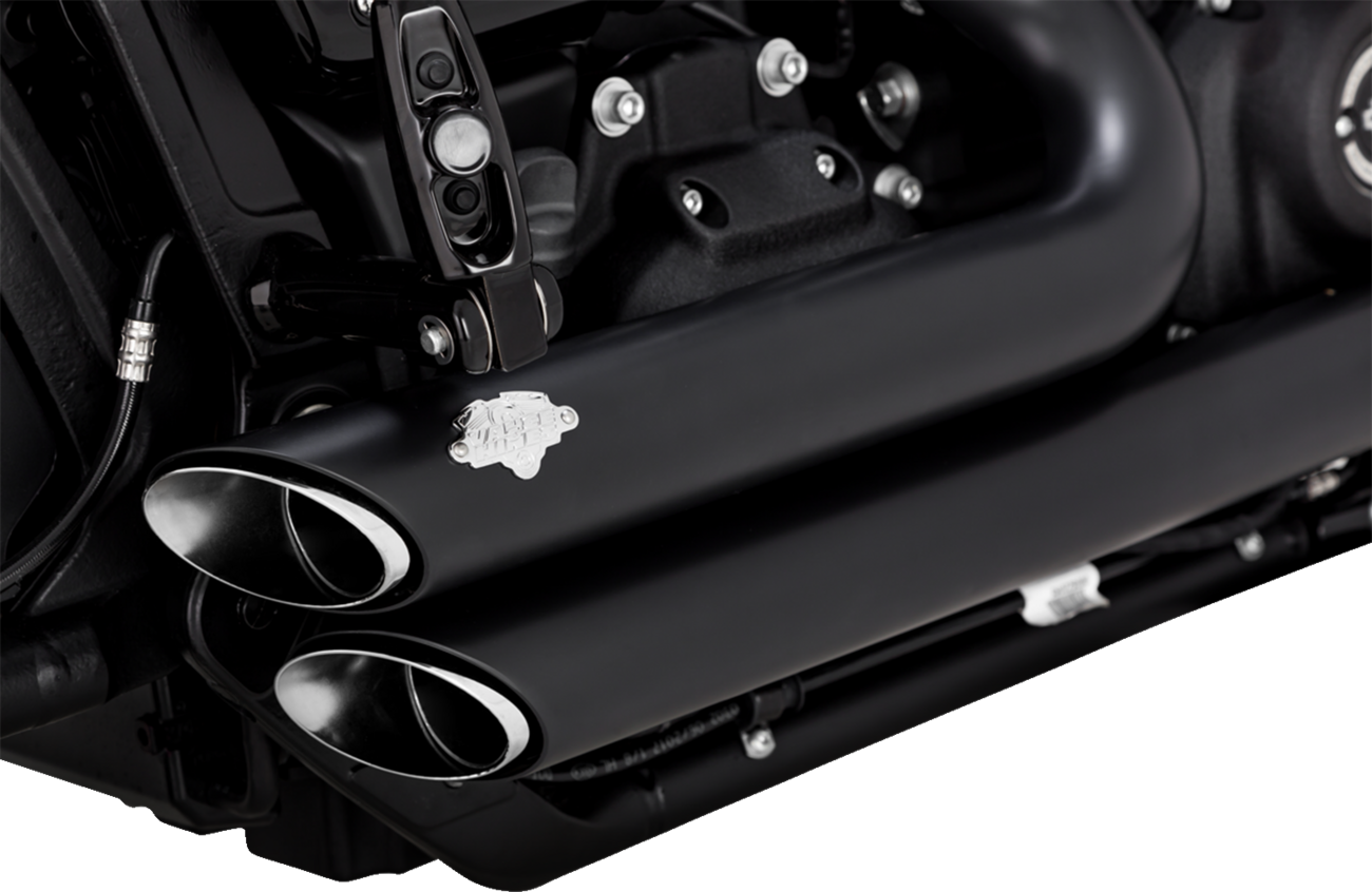 Vance & Hines Shortshots Staggered Exhaust System - Matte Black