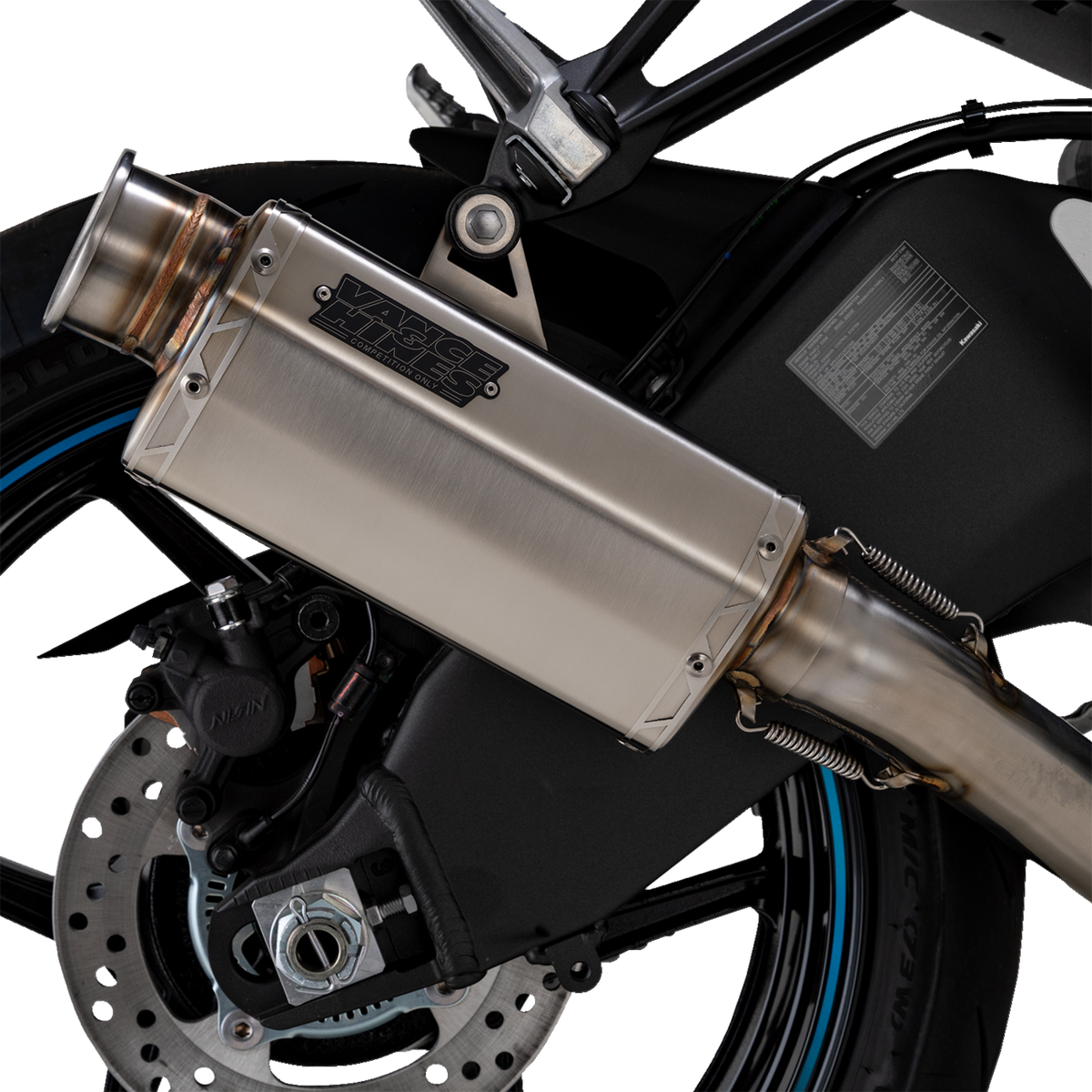 Vance & Hines VS-6 Slip-On Muffler - Stainless Steel - Kawasaki Ninja ZX-6R