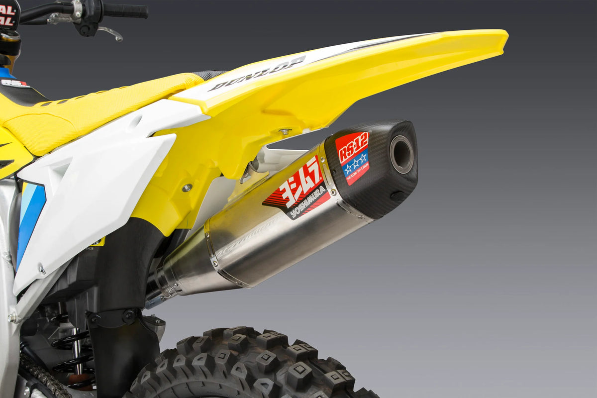 Yoshimura RM-Z450 18-26 RS-12 Stainless Full Exhaust, W/ Aluminum Muffler