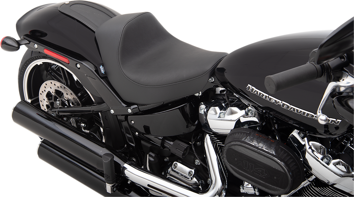 Drag Specialties Seats EZ-Solo Seat - Smooth - Vinyl - FXBR/S '18-'22