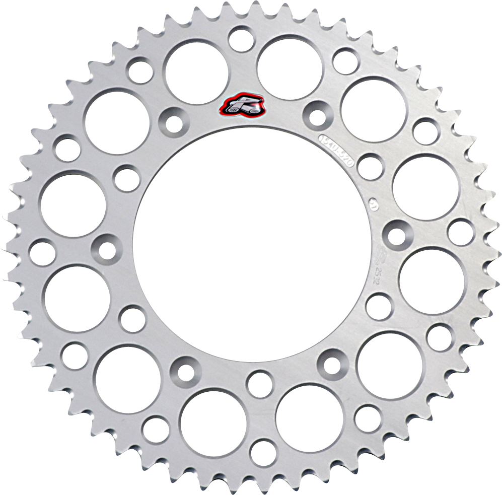 Renthal Rear Sprocket - Aluminum - 51 Tooth - Silver - Honda
