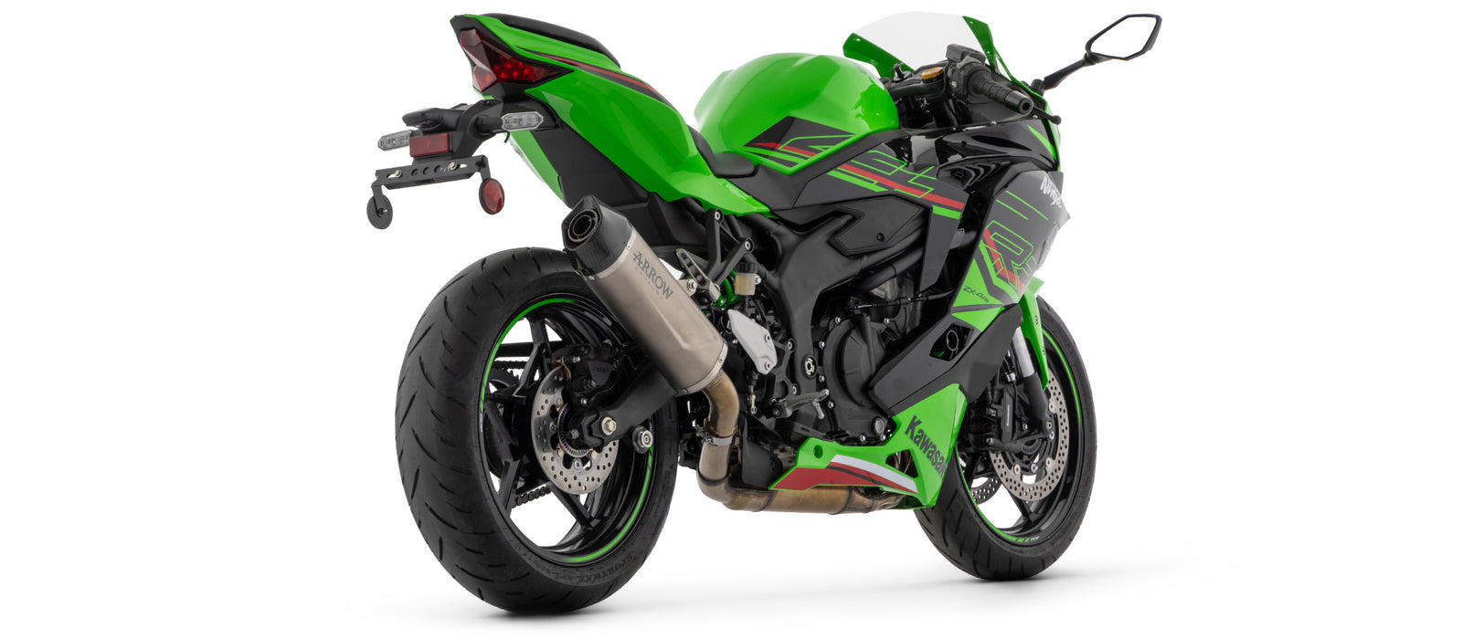 Arrow 71963PK Indy Race Evo Titanium Slip On With Carbon End Cap