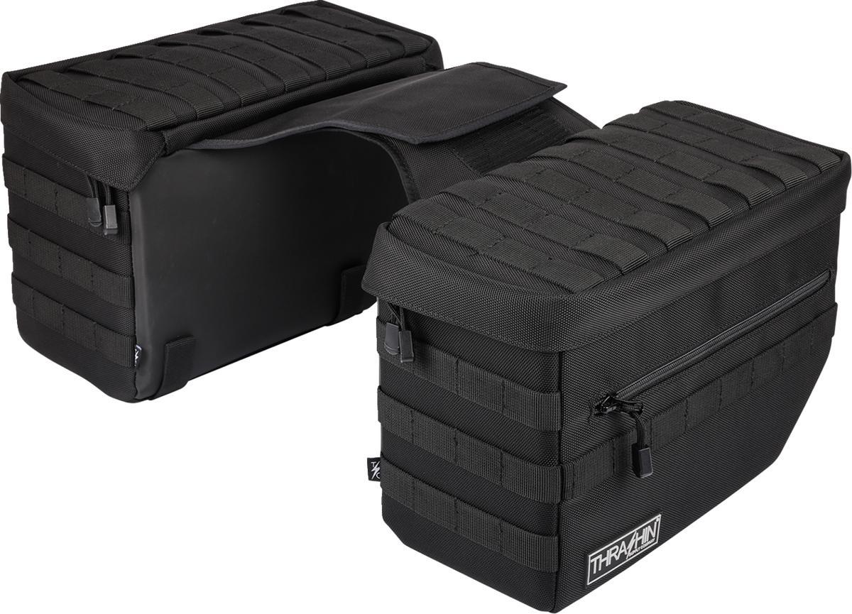 Thrashin Supply CO. Escape Saddlebags - Black