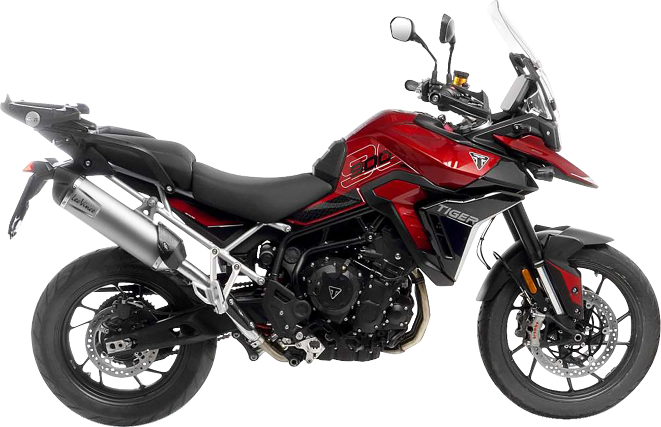 LeoVince LV One EVO Slip-On Muffler - Stainless Steel - Tiger 900