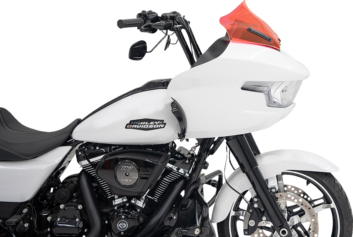Klock Werks Ice Flare® Windshield - 10" - Pink Ice - '23-'25 FLTRX