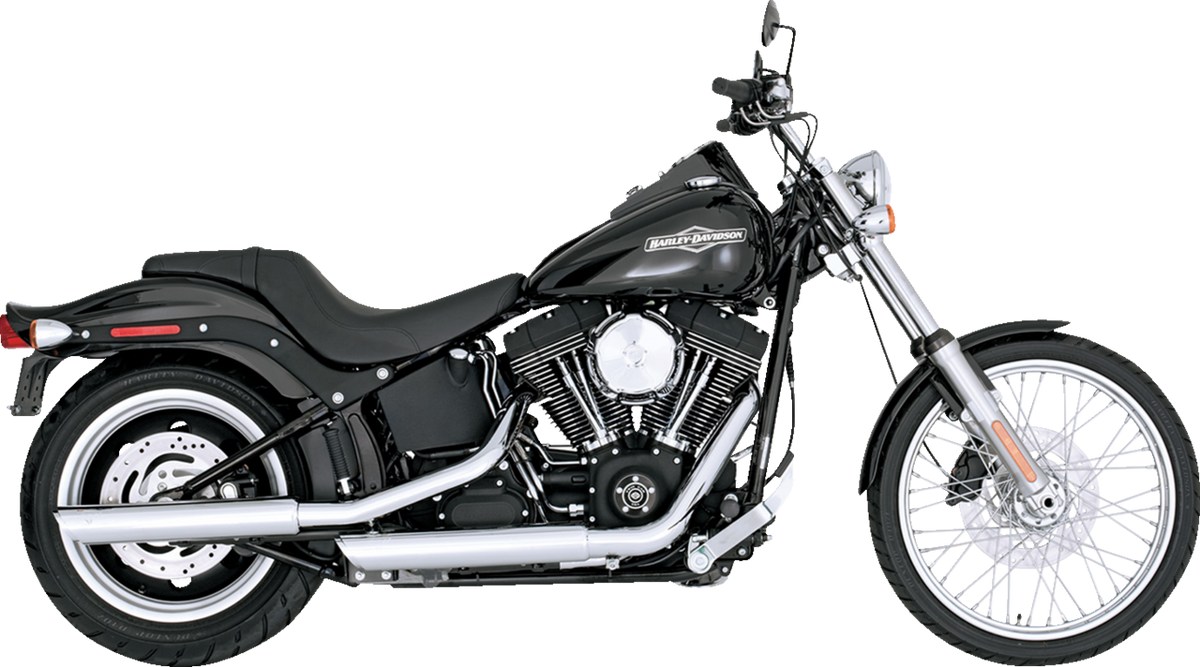 Vance &amp; Hines 3" Twin Slash Slip-On Muffler - Chrome