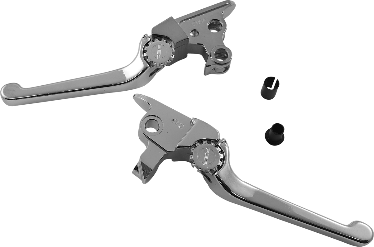 PSR Anthem Adjustable Lever Set For Harley Models - Chrome
