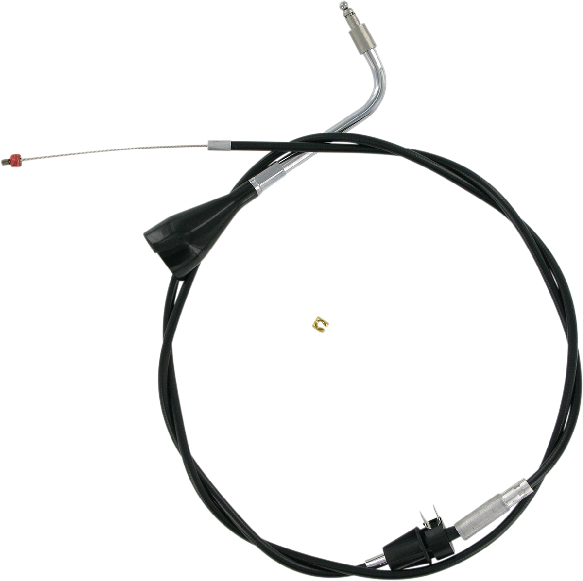 Barnett Black Vinyl Idle Cable - +6" Size - 48-1/2" Length