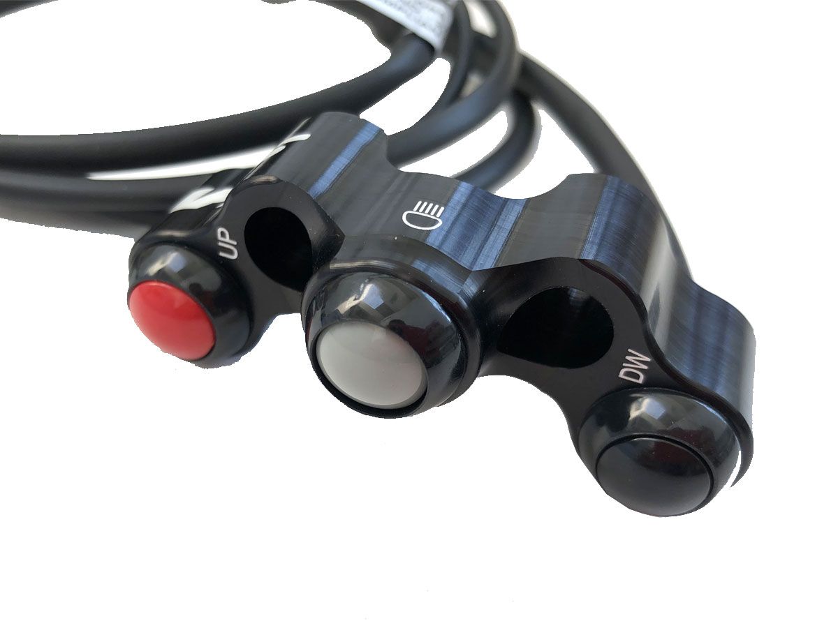 WRS 3 BUTTON LEFT RACING SWITCH YAMAHA R6 2017-2022