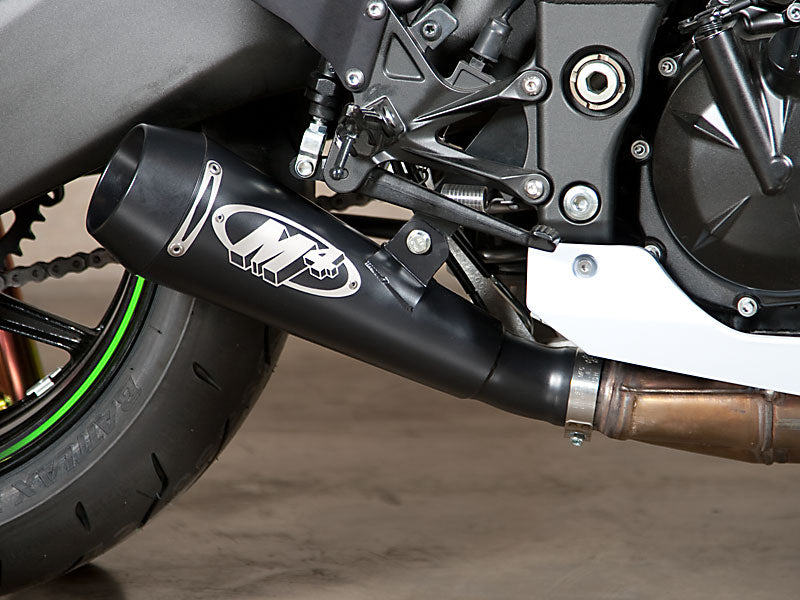 M4 Exhaust 2010 ZX10R GP Black Slip On