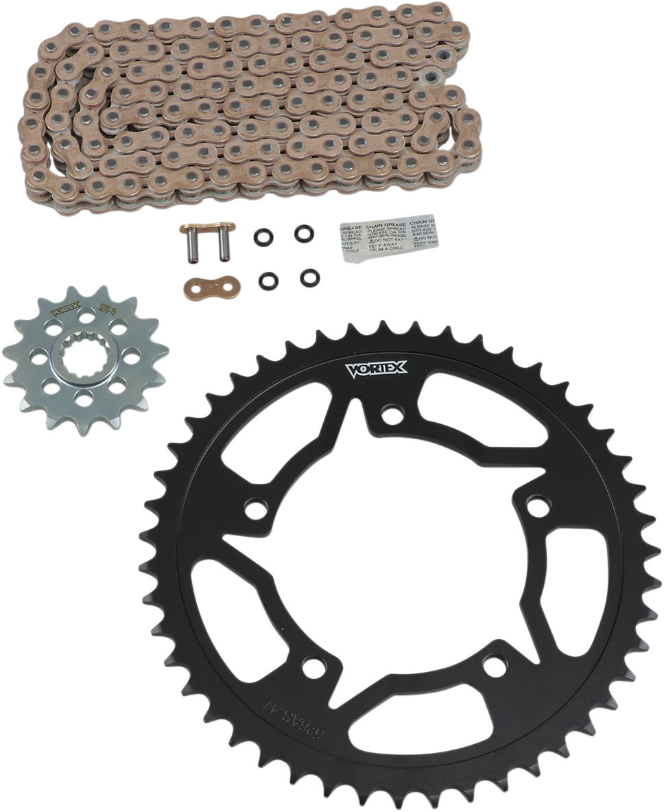 Vortex Chain And Sprocket Kit - HFRS - Gold - Suzuki GSX-R600