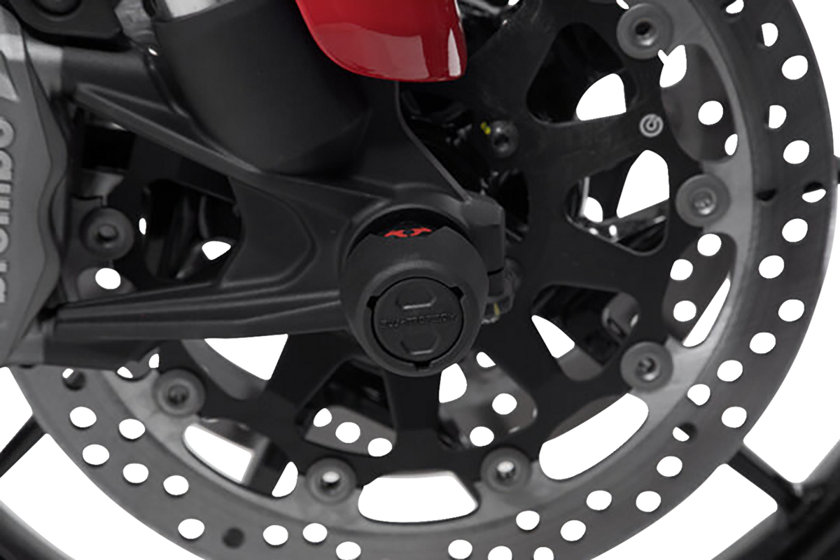 SW-Motech Axle Sliders - Front - Set - Ducati