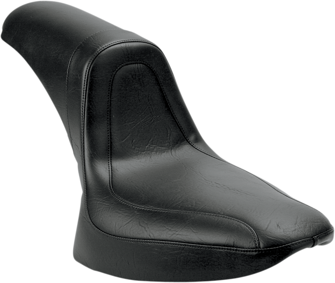 Mustang Seat - Fastback™ - Stitched - Black - Softail '84-'99