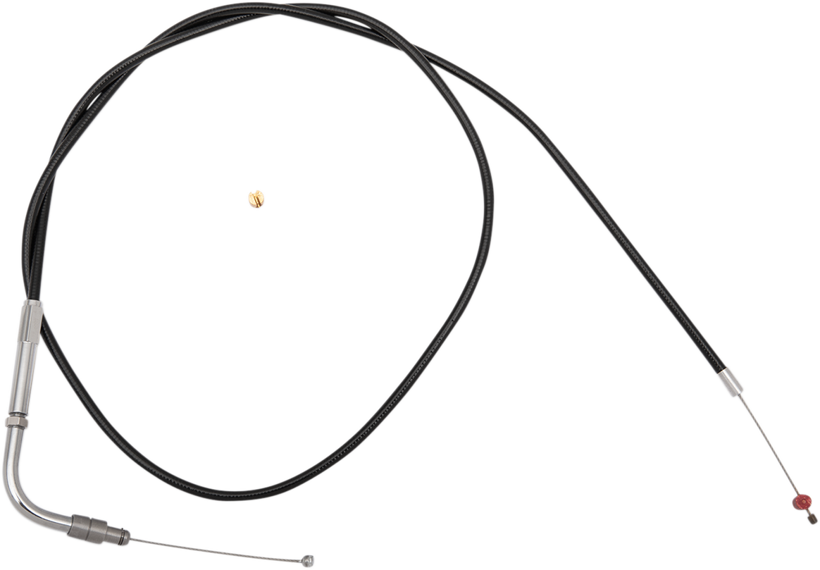 Barnett Black Vinyl Throttle Cable - +6" Size - 32" Length
