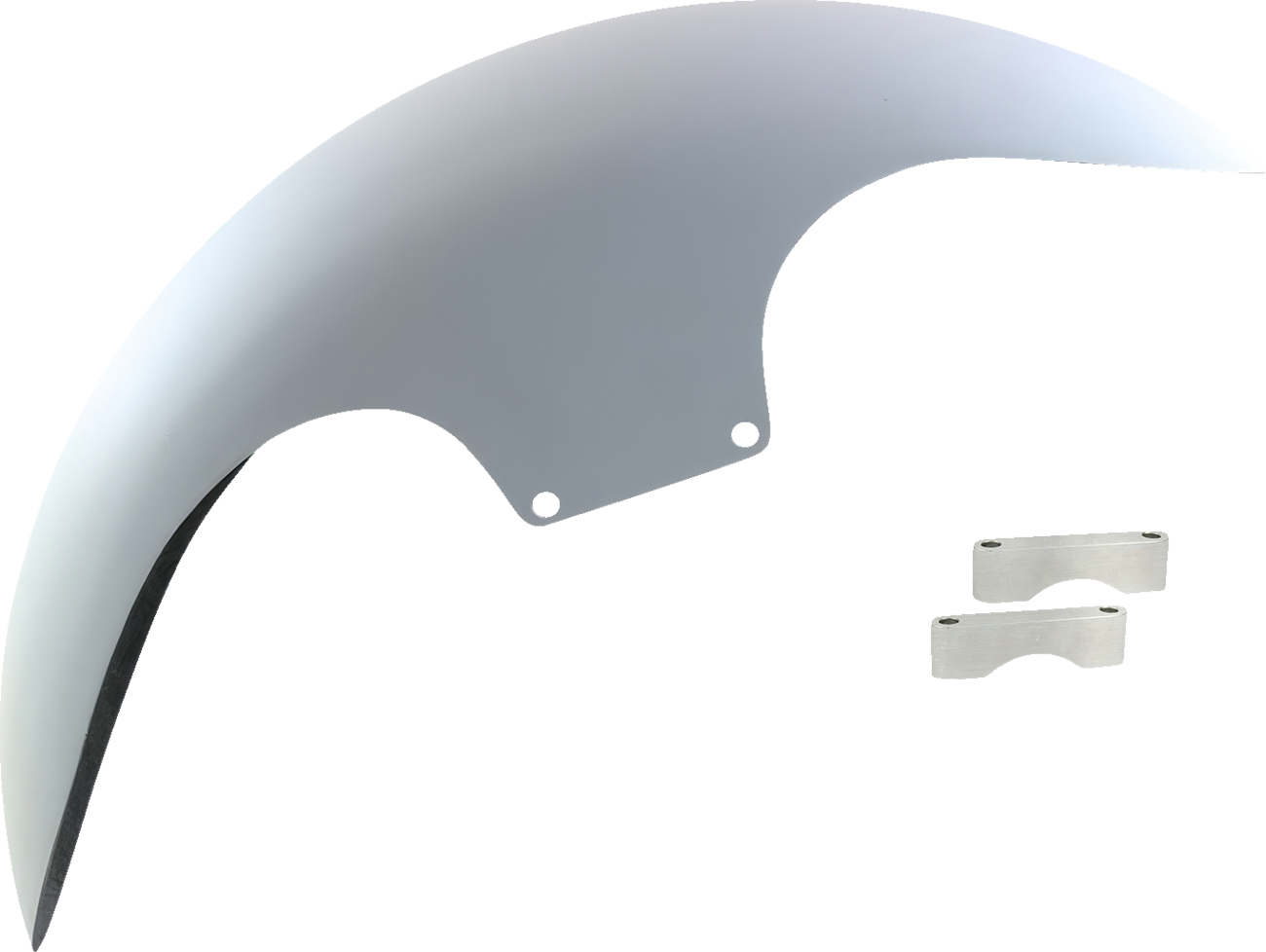Paul Yaffe Bagger Nation Cafe Front Fender - 19" - Satin Spacers