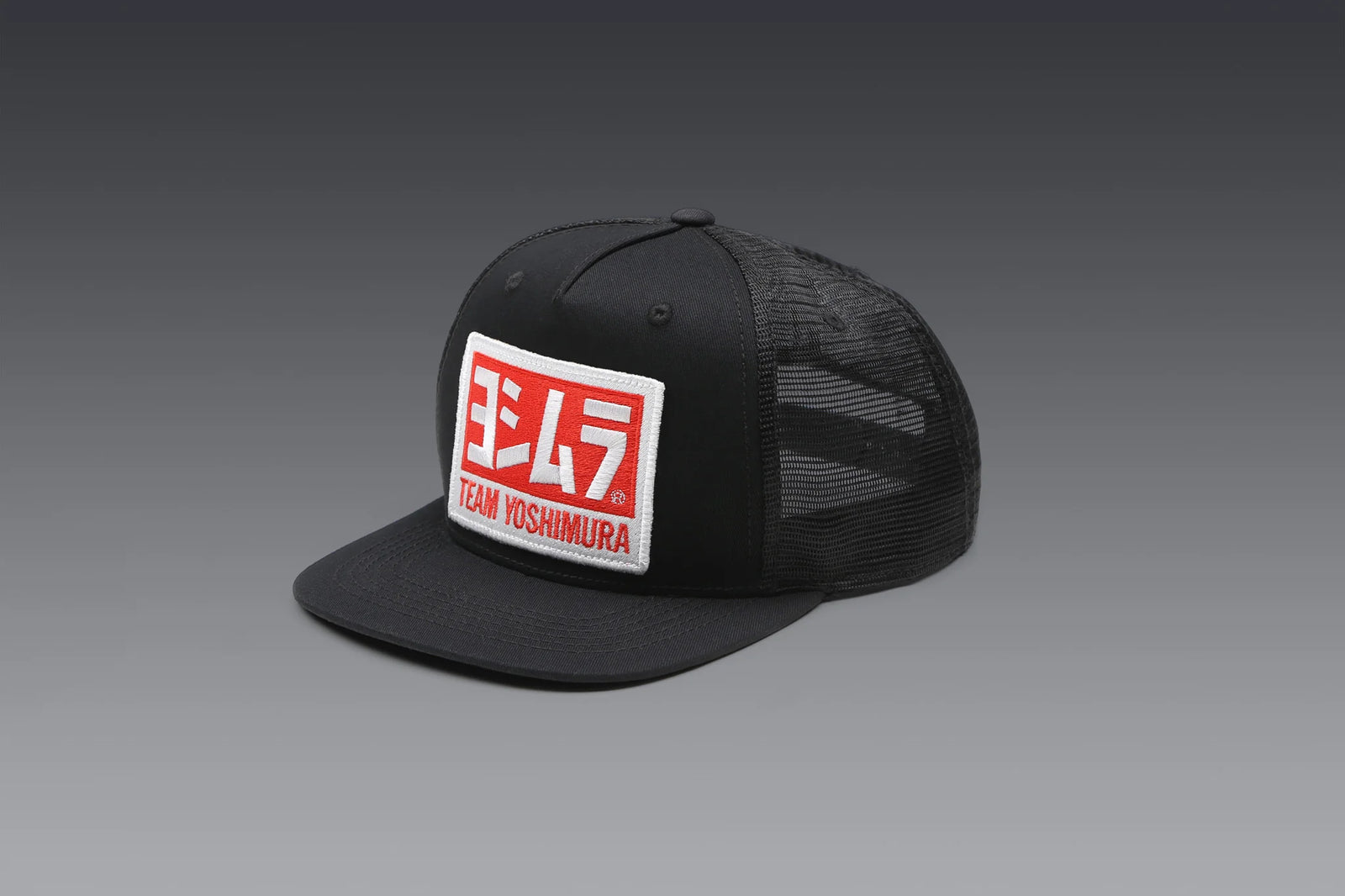 Yoshimura Team Snapback Trucker Hat Black