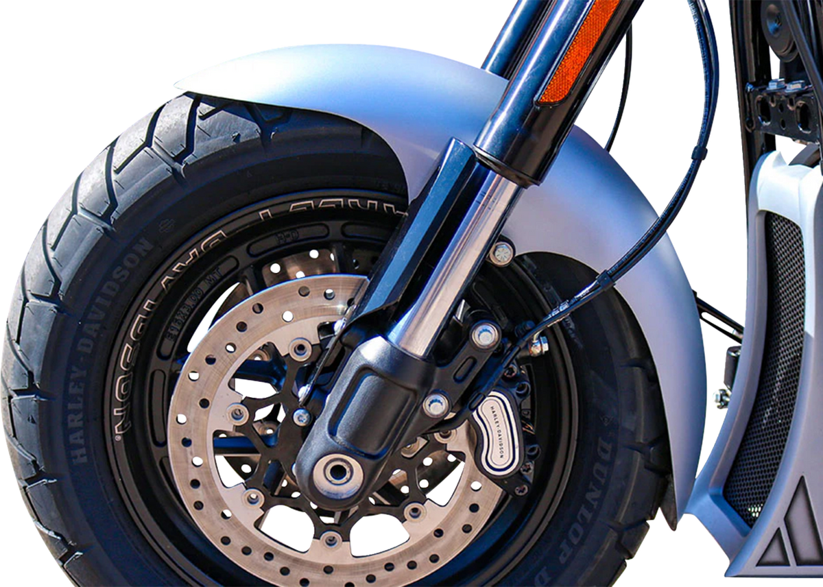 Paul Yaffe Bagger Nation Cafe Front Fender - Inverted Fork Adapter