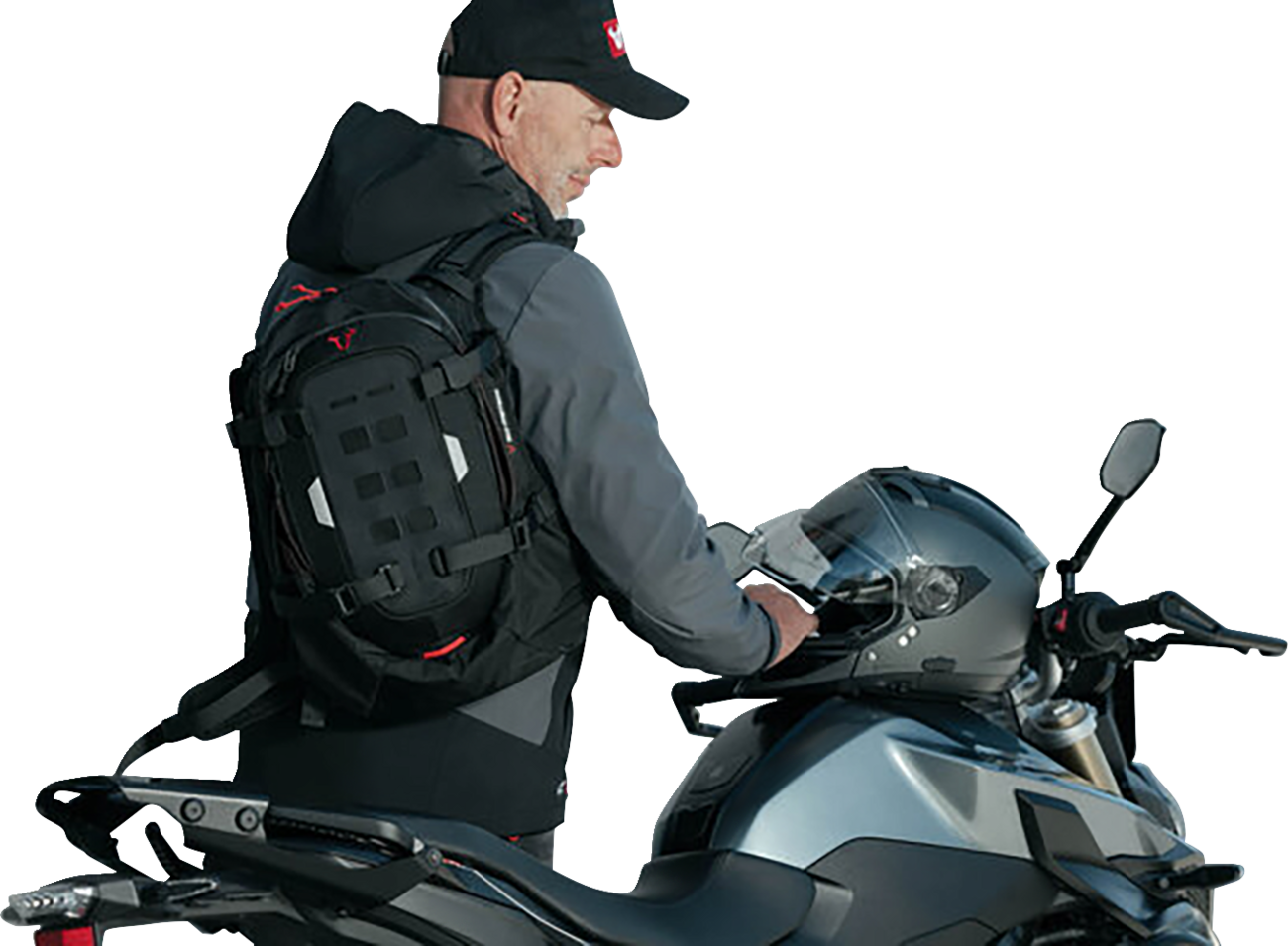 SW-Motech PRO Cosmo Backpack - Black/Anthracite