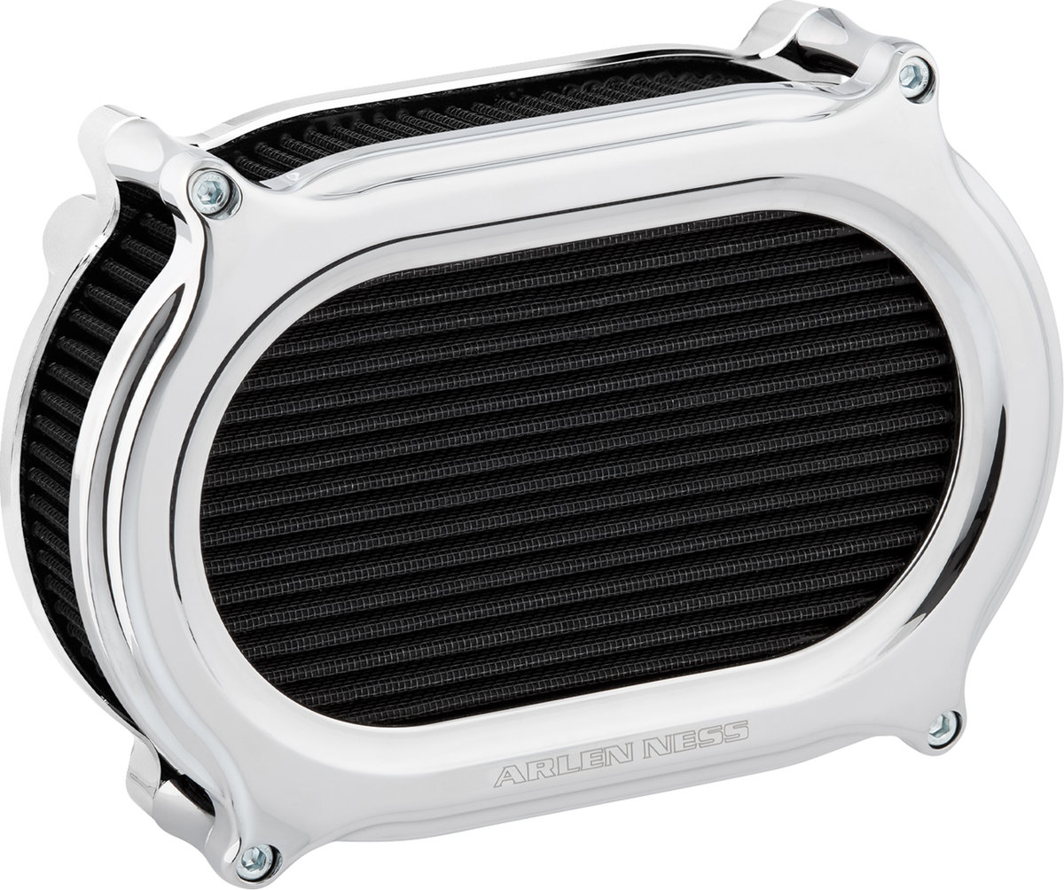 Arlen NESS Stage 2 Oval Air Cleaner Kit - Chrome