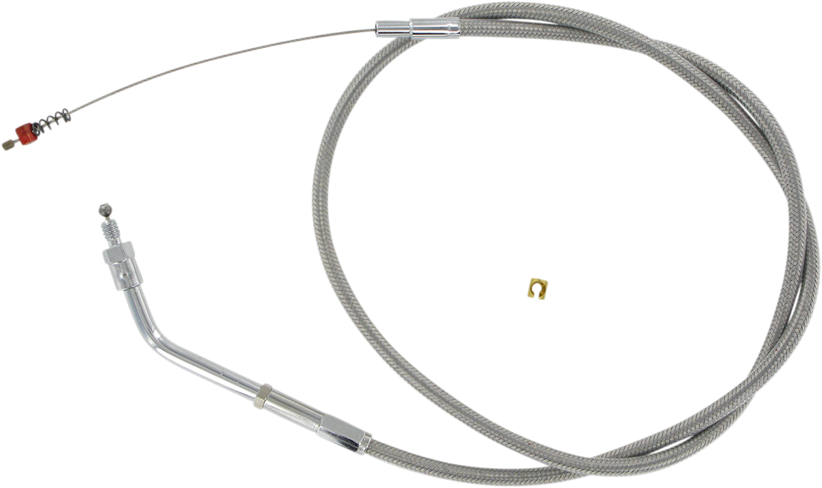 Barnett Stainless Steel Idle Cable - '88-'95 Sportster