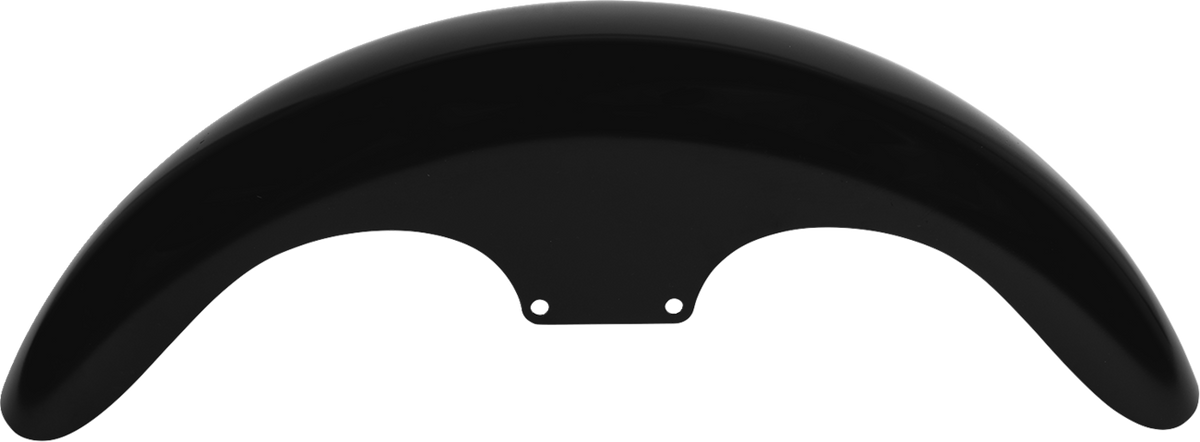 Klock Werks Klub Front Fender - Black - 19" - HD Softail