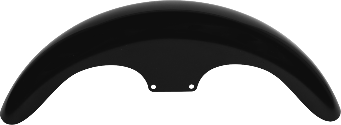 Klock Werks Klub Front Fender - Black - 19" - HD Softail