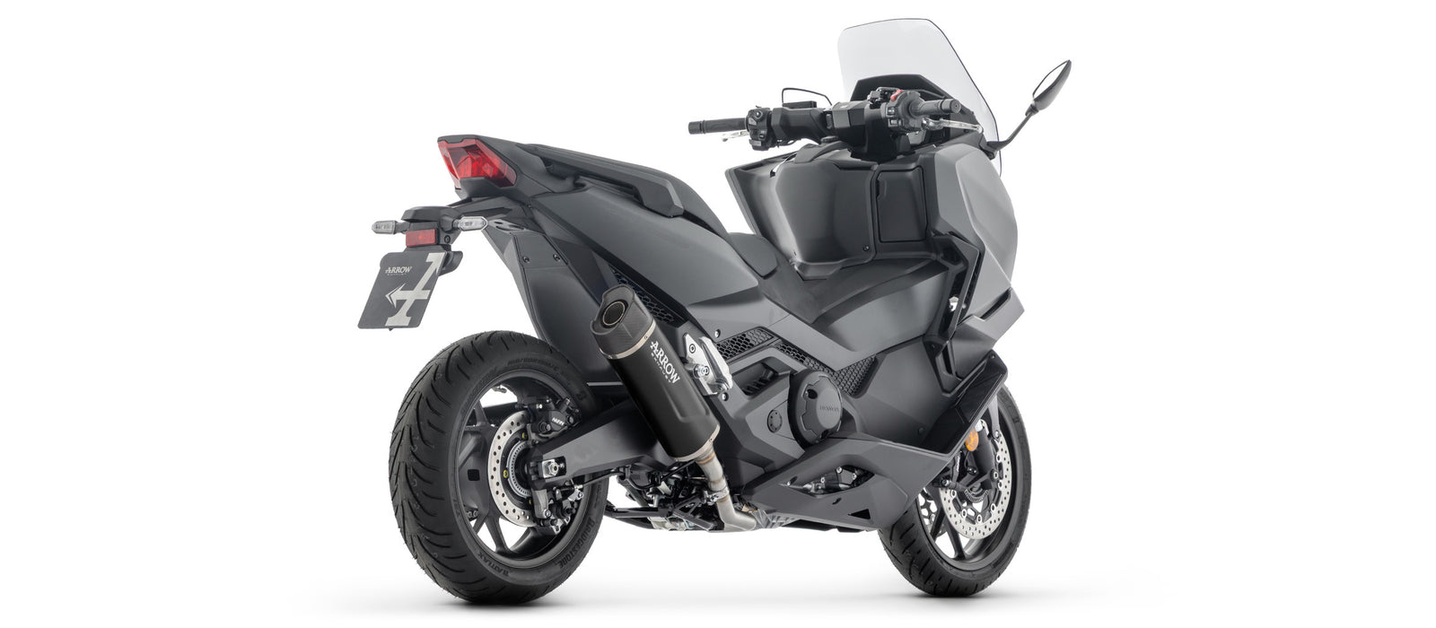 Full System With Indy Race Evo Aluminium Dark" Slip On"