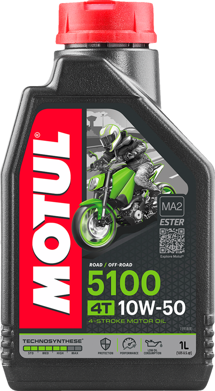 Motul 5100 4T Synthetic Blend Oil - 10w-50 - 1L