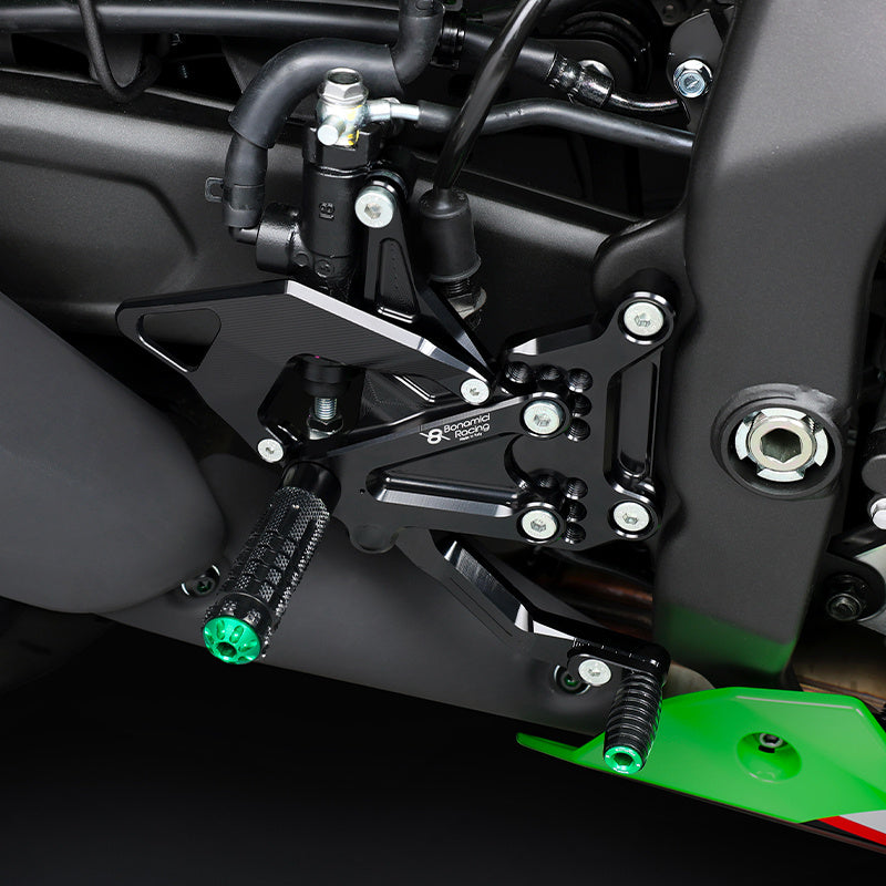 Bonamici Racing Adjustable Rearsets - Kawasaki ZX-4R - ZX-4RR