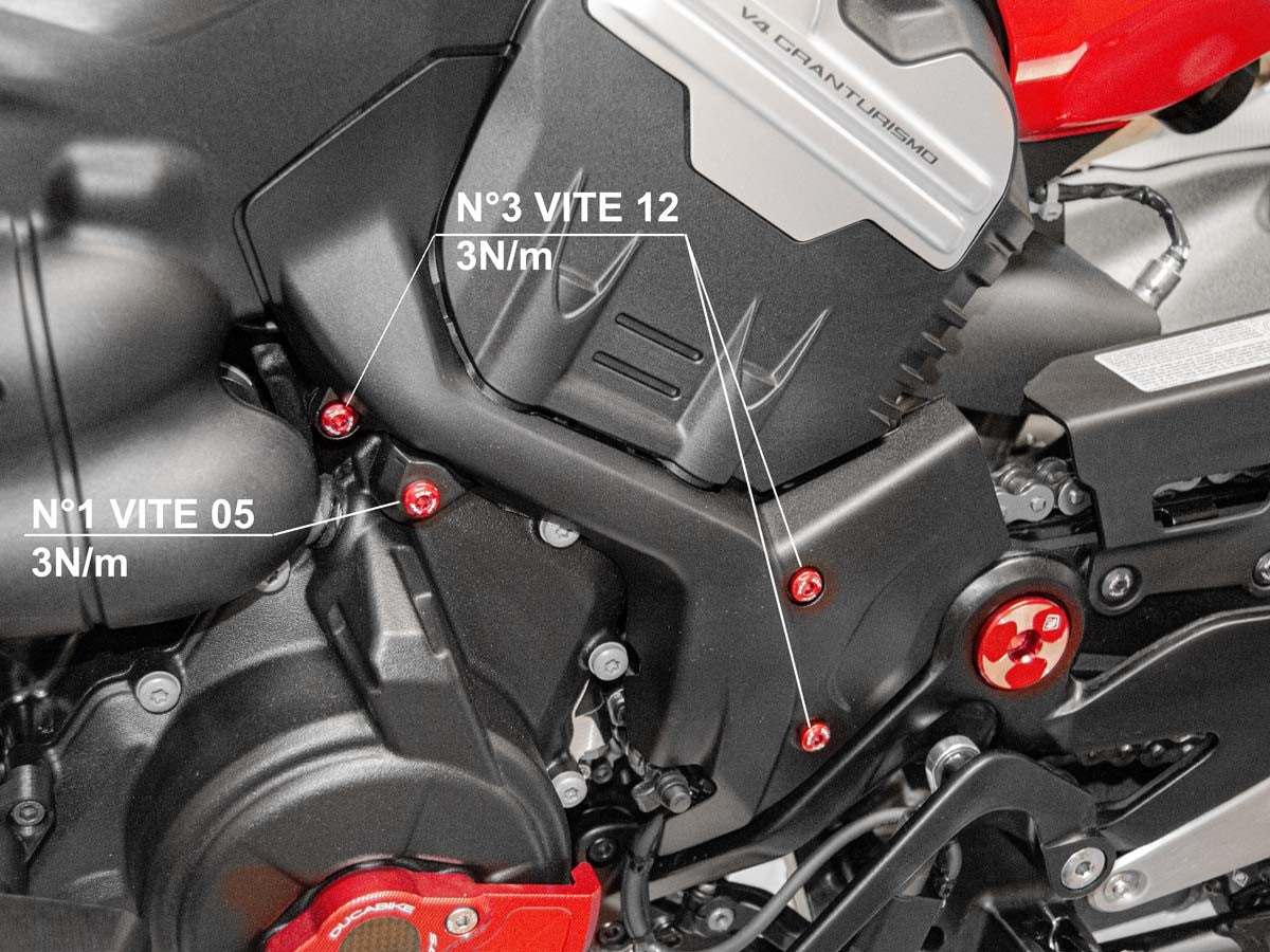 Ducabike DBK KVT46 Diavel V4 Sprocket Cover Screw Kit