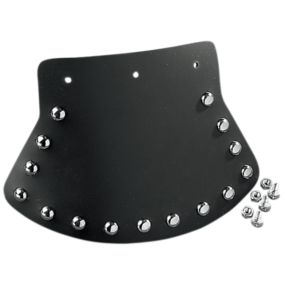 Drag Specialties Seats Medium Mud Flap - Studded With Plain Center - 9-1/2" W X 6-1/2" H