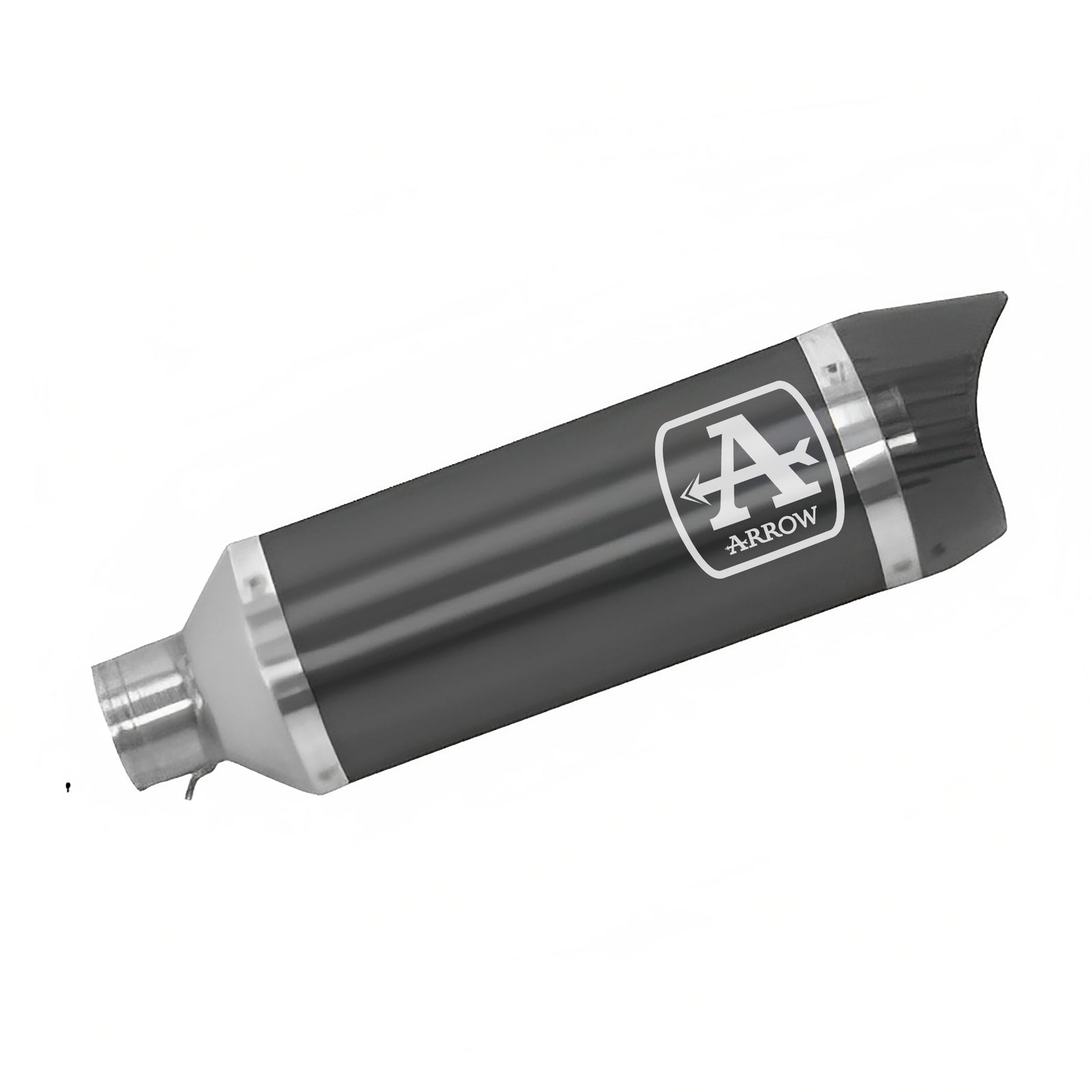 Arrow 71900AKN Thunder Aluminium Dark Slip On With Carbon End Cap