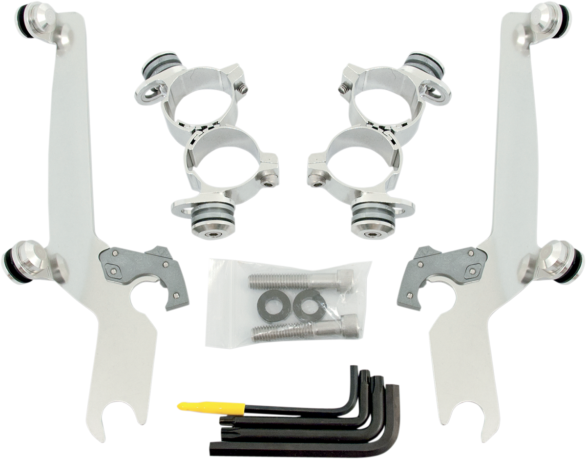 Memphis Shades Sportshield Trigger-Lock Mounting Kit - Polished - XL48