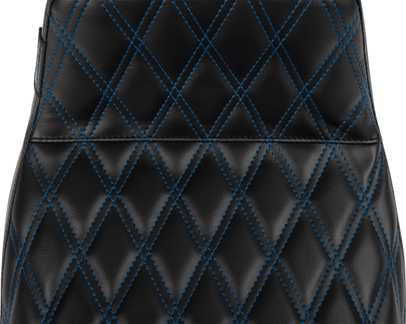 Le Pera Tailwhip Seat - Blue Double Diamond Stitch - FLH/FLT -'23-'25