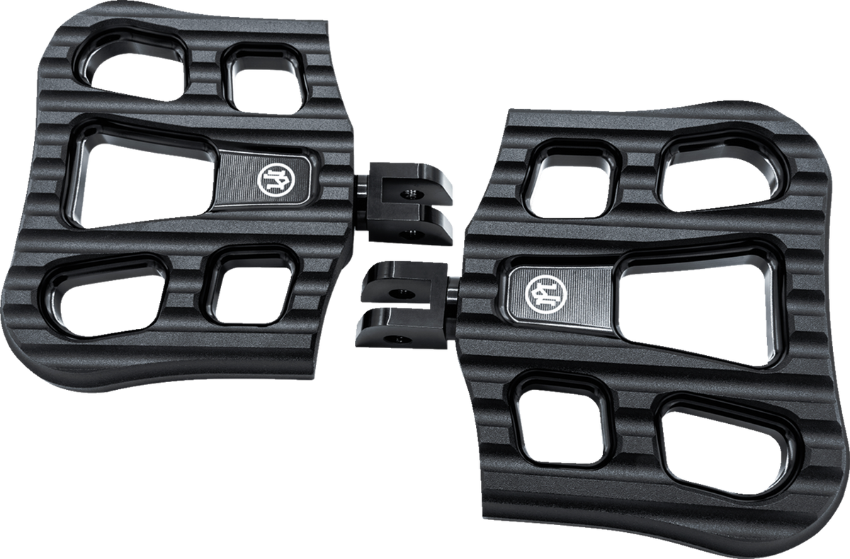 Performance Machine (PM) Drifter Floorboards - Rider - Black Ops - FL