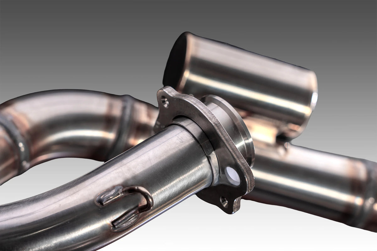 Yoshimura KX250/X 25-26 RS-12 Stainless Full Exhaust, W/ Stainless Muffler