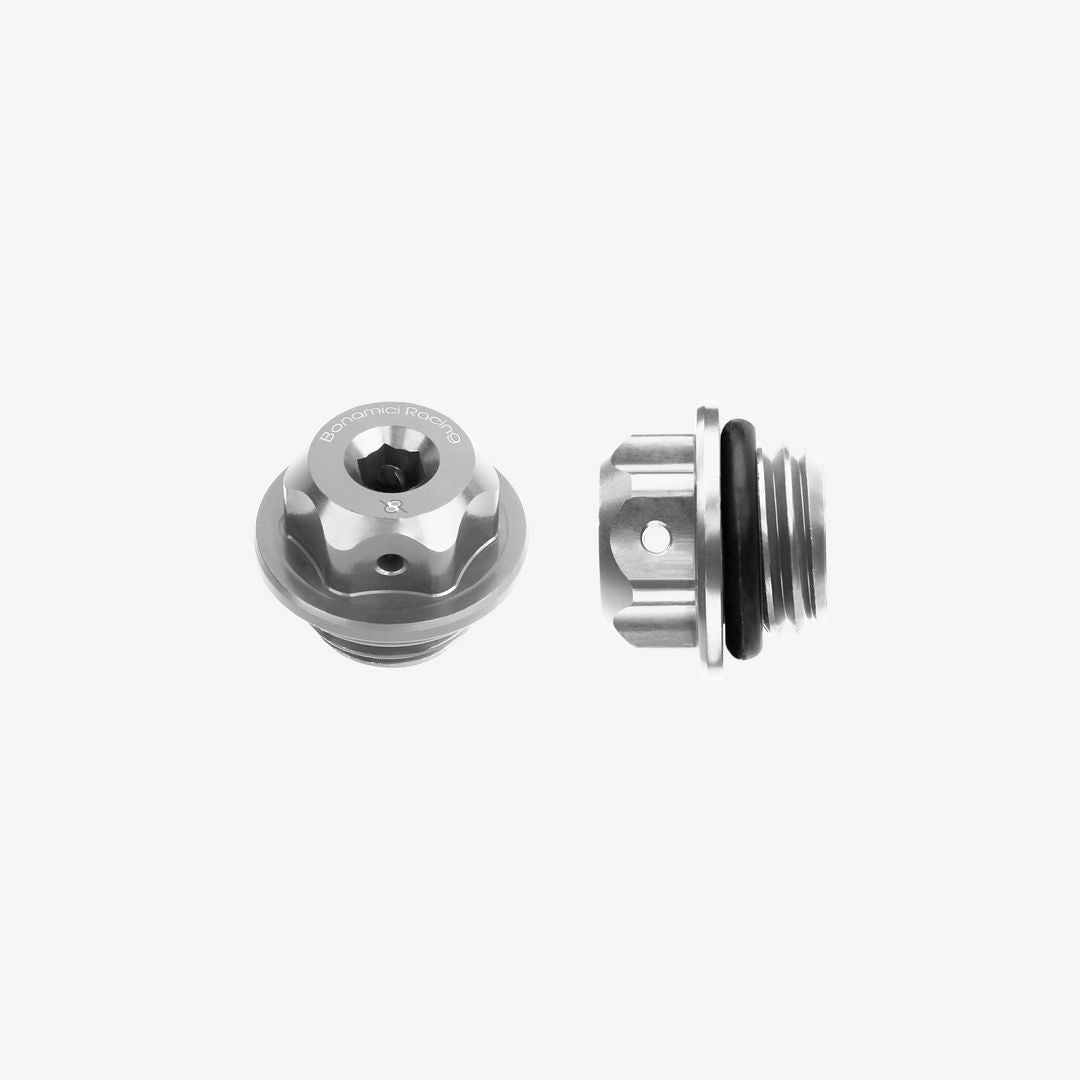 Bonamici Racing Oil Cap - M19,5x2,5 - Silver