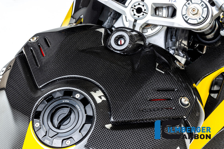 Ilmberger Carbon Upper Tank Cover Racing Ducati Panigale V4 Racing - Gloss