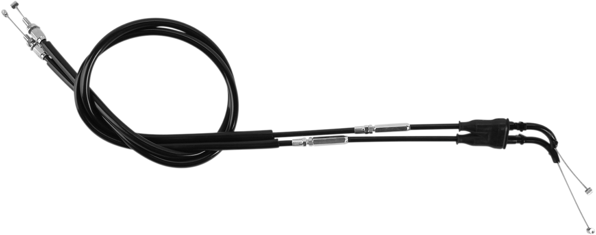 Motion Pro Black Vinyl Throttle Cable - Push/Pull - '06-'19 KLX/KX