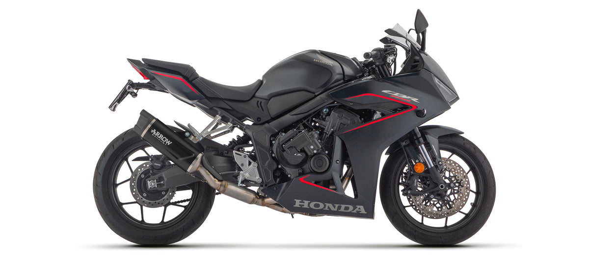 Arrow 71999AKN Homologated Full System With Indy Race Evo Aluminium Dark Slip On