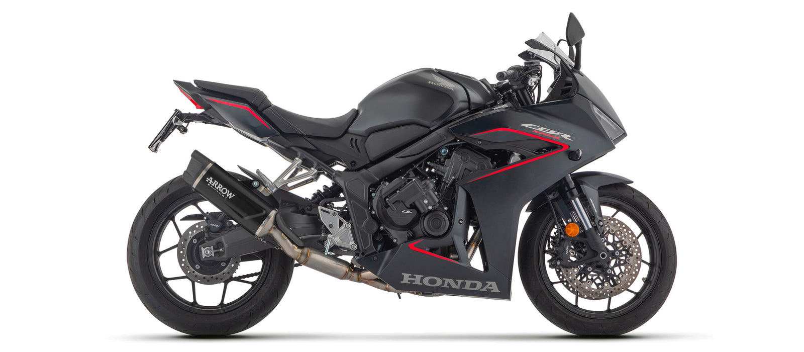 Arrow 71999AKN Homologated Full System With Indy Race Evo Aluminium Dark Slip On