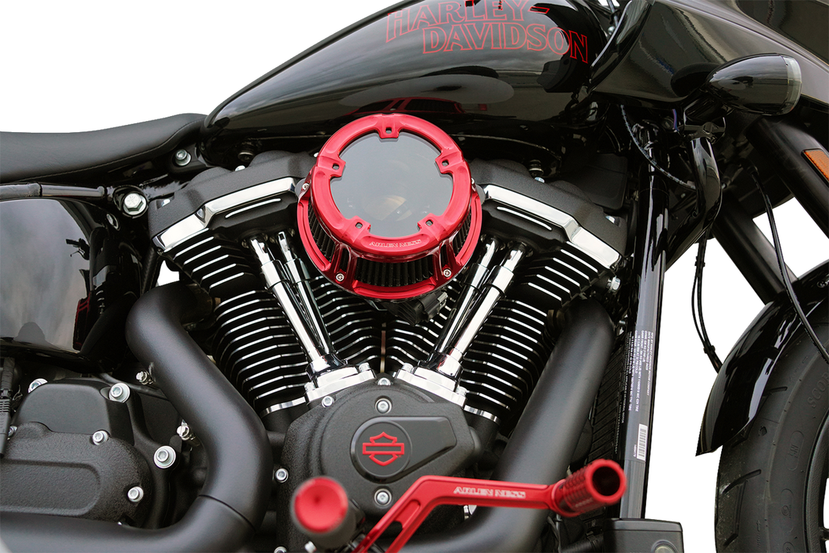 Arlen NESS Method™ Clear Series Air Cleaner - Red