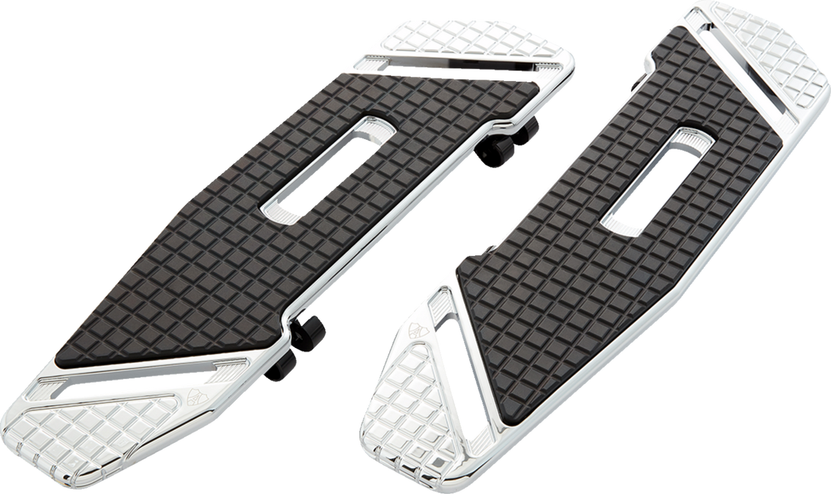 Arlen NESS SpeedLiner Floorboards - Driver - Chrome